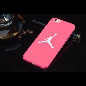 New Air Jordan logo iPhone case cover Pink